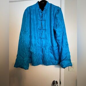 Elegant Blue Women's Jacket